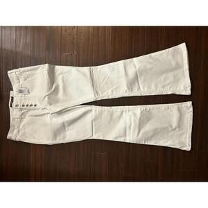 Torrid White Mid-Rise Flare Jeans Size 12